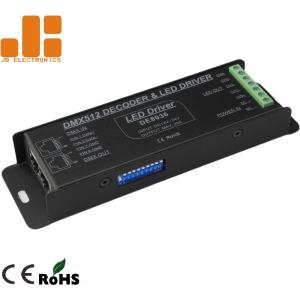 China DC12-24V 4 Output Channel LED Dimmer Controller With RJ45 Interface Input supplier