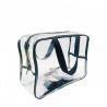 China Candy Color Transparent PVC Tote Bag Lightweight 30g-160g Silk Printing wholesale
