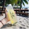 China フレンチスクエアプラスチックジュースボトル 20オンス 飲料 フルーツジュース イージーオープン蓋 改ざん防止キャップ エナジードリンク用 wholesale