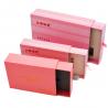 China 1400gsm Sliding Drawer Gift Boxes Rigid Pink Match Greyboard Push And Pull ISO9001 wholesale