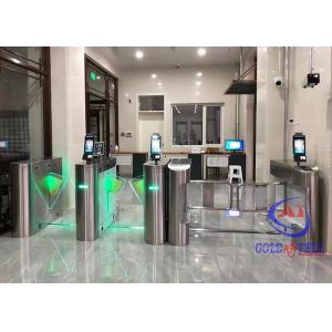 Multifunctional Flap Turnstile Gate Face Recognized Access Control Security Scanner Gate