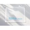 custom stationery frosted pvc bag with slider, Handy briefcase slider bag /