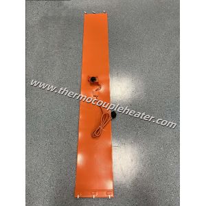 China Flexible Heating Solution: Flat Silicone Pad Heater With Integrated Thermostat wholesale