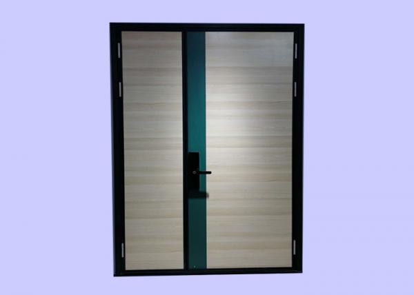 1 Hour Fire Rating Wood Fire Doors With Steel Frame For Apartment/ White Maple