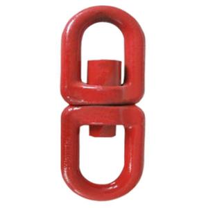 China Color Painted Drop Forged Chain Swivel With Bearing Boat Rigging Hardware supplier