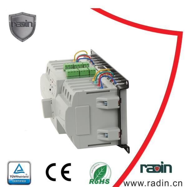 Interruptor de la transferencia de la corriente eléctrica 6A-63A, interruptor de cambio auto del poder 4P