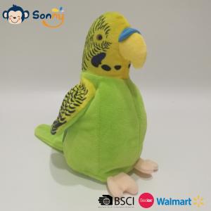 China Voice Recording & Repeating and Wings Flapping Plush Parrot supplier