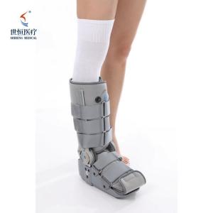 China Automatic adjustable foot ankle brace S-XL size foot splint in black/grey color supplier