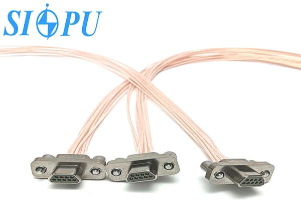 J30J Series 9-Core Micro Rectangular Plug Connector – Screw Crimp Wire Type
