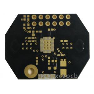 Black Soldermask FR4 BGA Board FR4 PCB 1.6mm Thickness / Immersion Gold