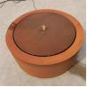 China Garden Metal Ornaments Fountain Corten Steel Round Water Table Feature wholesale