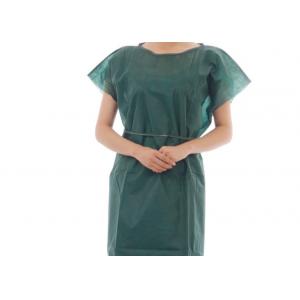 China Single Use Nonwoven Patient Gown Without Sleeves supplier