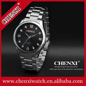 Rose Gold 010D07J Wrist Watches Men Stainless Steel Watch for Couple Black White Gift Watch for Lover