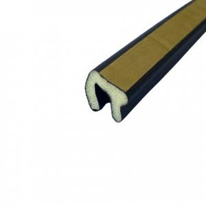 China Moulding PU Foam Aluminum-clad Wood Door and Window Rubber Seal Strip for Production supplier