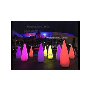 Aero Cone Inflatable Lighting Decoration , LED 100W Social Corporate Event Light Tower