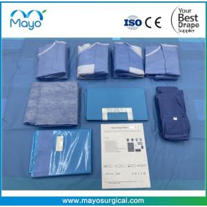 SMS / PP EO Sterile Disposable Surgical Drape Pack Medical Supply