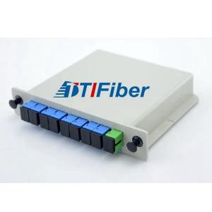 China 1X8/ 1x16 Fiber Optic Splitter With SC/UPC Connector / PLC Splitter Module ( Insert Type ) supplier