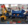 China 86kW Scrap Car Logger Baler , Mobile Baler Metal Baling Press With Tailer And Grab wholesale