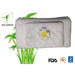 China Eco Friendly Bamboo Disposable Nappy Liners , Soft Biodegradable Bamboo Fleece Inserts supplier