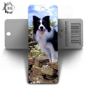 China Custom Lovely Dog Lenticular 3D Animal Bookmarks With Tassel For Gifts And Souvenirs supplier