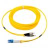 FC to LC singlemode duplex optical fiber jumper 0.2dB insertion loss corning
