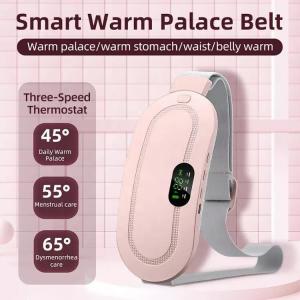 China Heating Smart Warm Palace Belt Massager Electric Menstrual Heating Pad supplier