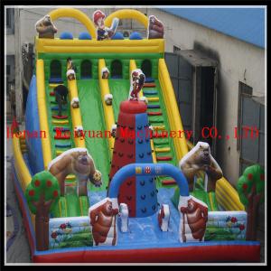 China Latest & Durable Customzied PVC inflatable bouncer slide supplier