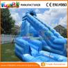 China 0.55mm PVC Tarpaulin Spiral Water Slide Corkscrew Inflatable Water Slide wholesale