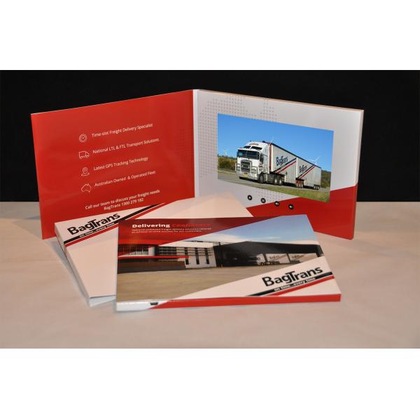 TFT HD Screen business cards and brochures Pocket Style For Presentation , Ceremony