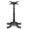 China Bistro Table base Black Ornamental Iron Parts Table base Solid Cast Iron Table leg wholesale