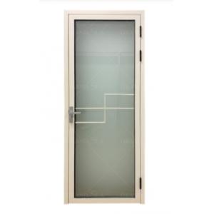 Fiberglass Flys Aluminium Swing Toilet Door , Bathroom Aluminium Sliding Doors