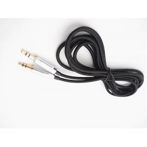 Car MP3 Male Plug 3 Pole Gold Plated 3.5mm Aux Cable