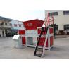 China Customized Plastic Waste Twin Shaft Shredder Auto Reverse Switch 2 * 45kw 1250kg / H wholesale