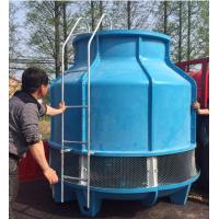 Durable Bottle Type Cooling Tower , 30T Round Cooling Tower With Ladder