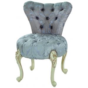 Princess Style French White Girls Dressing Table Chair