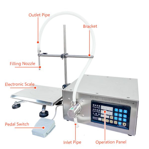 YIMUPACK YM-DW1 Semi-Automatic Electronic Scale Liquid Filling Machine