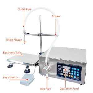 China YIMUPACK YM-DW1 Semi-Automatic Electronic Scale Liquid Filling Machine wholesale