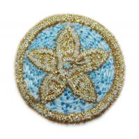 China Custom Embroidered Cloth Badges Machine Washable Eco Friendly OEM / ODM on sale
