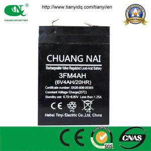 China Electric Scale Battery 6V4AH Sealed Lead Acid Battery, VRLA/AGM/Mainenance Free/UPS Battery supplier