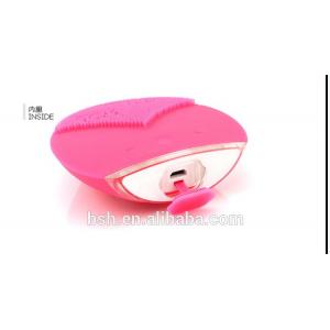 Waterproof Rechargeable Facial Cleansing Brush , Silicone Face Cleansing Brush