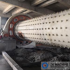 China Raw 1.2TPH industrial ball mill For Powder Making Production Line supplier
