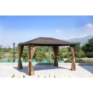 China Sun Protection 3*4 Aluminium Polycarbonate Roof Gazebo supplier