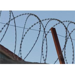 China Fencing Use Spiral Razor Wire For Resident Safety Houses Knife Shaving Mesh supplier
