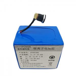 Low Temperature Cells 11.1V 3S4P 10.5Ah Lithium Polymer Battery Pack