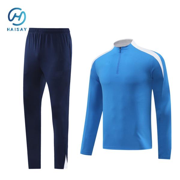 High-Quality Custom Sports Training Tracksuit Set for Men and Teams – Manufacturer Direct Supply with Full Customization Options Including Colors, Logos, Names, and Numbers