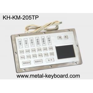 China Custom Industrial Keyboard with Touchpad for Internet Kiosk 15 Keys supplier