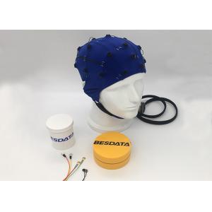 China High Density EEG Electrode Cap Breathable , Medical Wireless Eeg Electrodes Multi Color wholesale