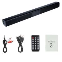 China Multiple Audio Inputs 2000mA Battery Powered Sound Bar For LED TV on sale
