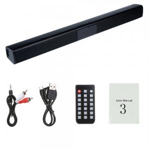 Multiple Audio Inputs 2000mA Battery Powered Sound Bar For LED TV