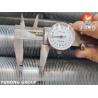 Tubo aleteado ASTM A249 TP304L tipo L con aletas AL1060 para unidades de recuperación de calor residual